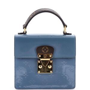 Louis Vuitton Spring Street NM Handbag Monogram Vernis with Monogram Canvas and